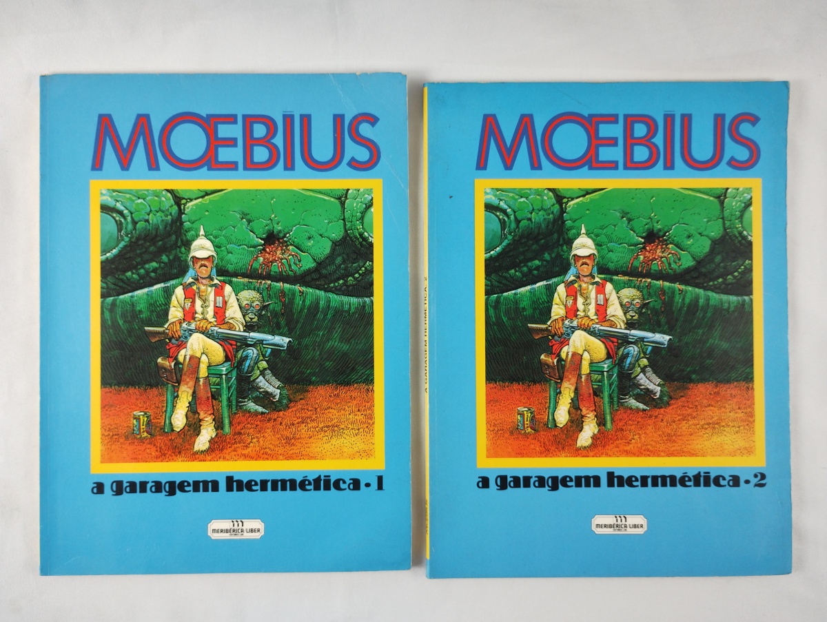 LIVRO / REVISTA QUADRINHOS FICÇÃO - MOEBIUS - A GARAGEM