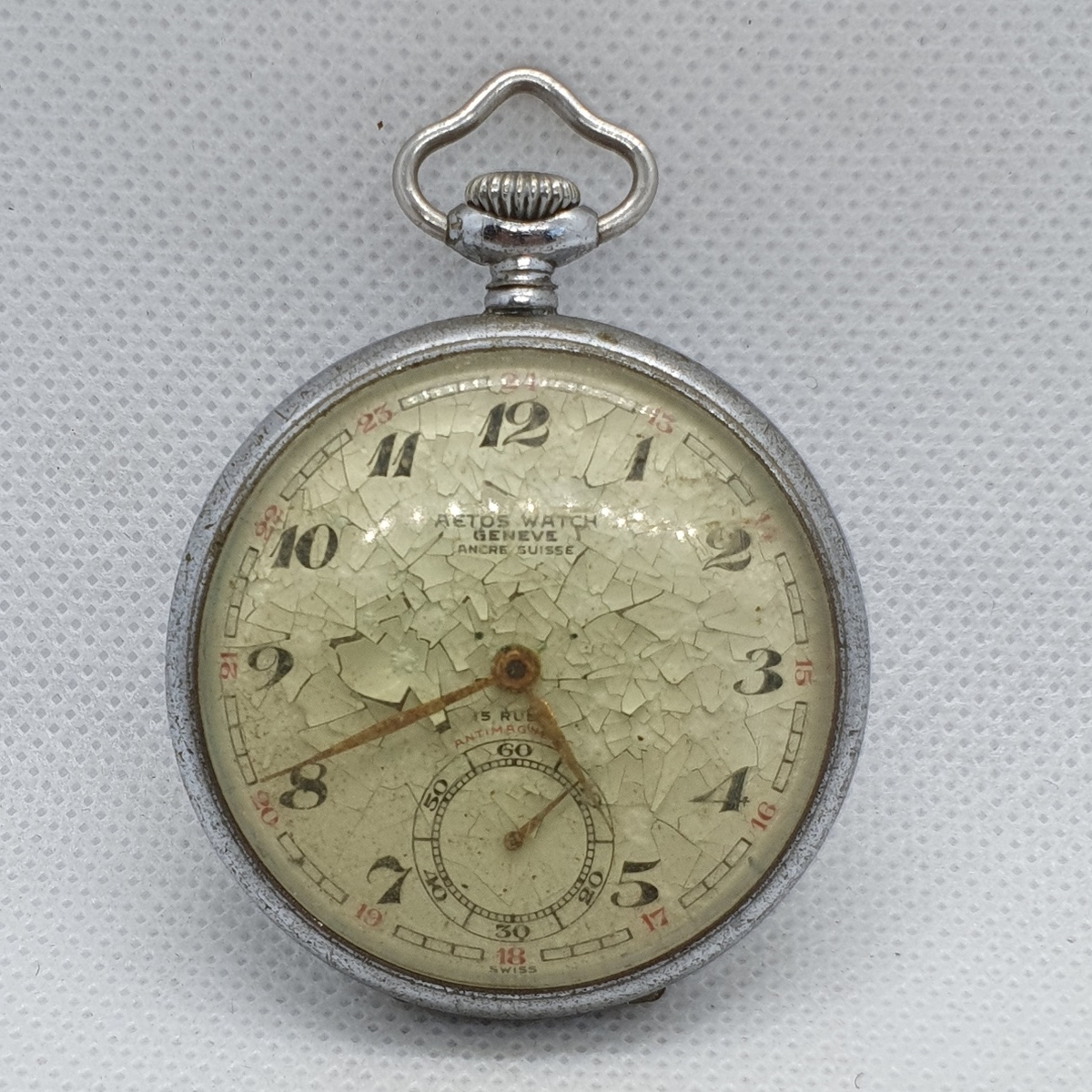 relogio de bolso marca Aetos watch geneve mostrador