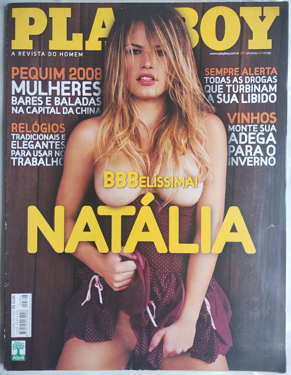 Revista ` PLAYBOY - BBBELÍSSIMA! NATÁLIA `. N° 398 / 07