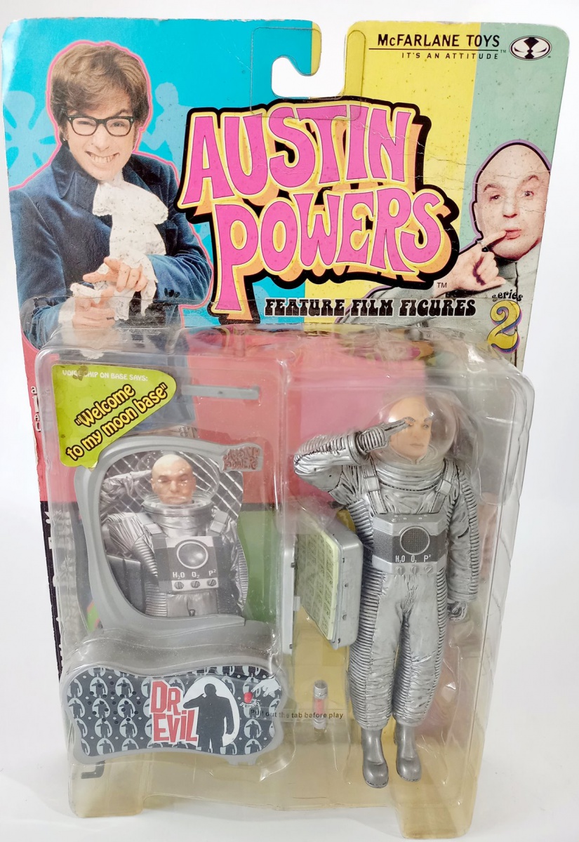 Boneco Austin Powers - Dr Evil Missão a Lua. Na caixa o