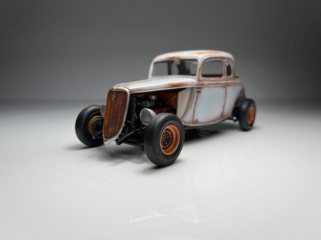 Ford Hot Rod Custom Escala 1/24 Miniatura de Plastimode