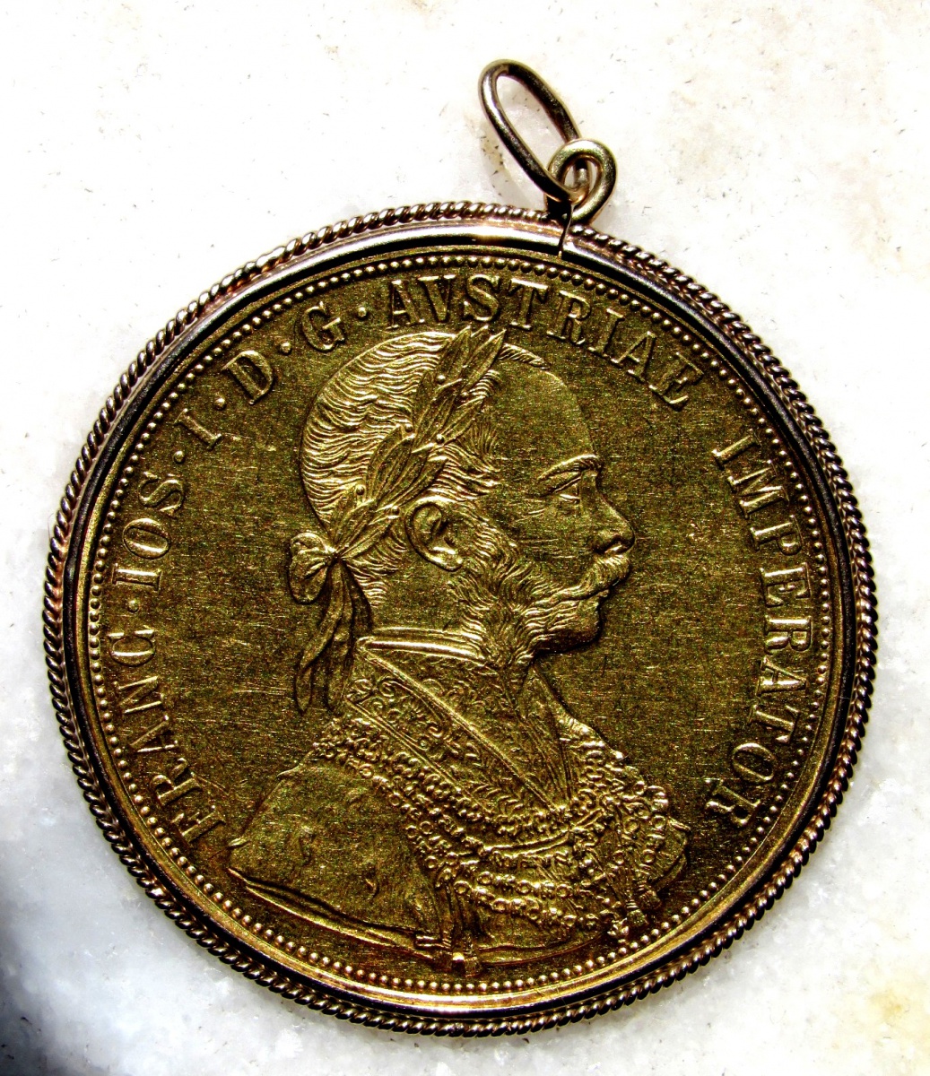 MOEDA DE OURO ,FRANCIOSIDGAVSTRIAE IMPERATOR ,LOD.