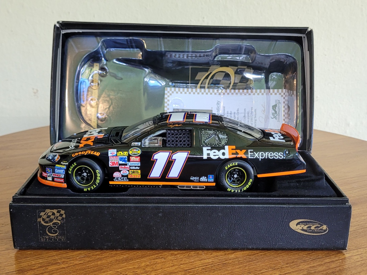 2005 Action RCCA Jason Leffler #11 Fed Ex Freight Monte Carlo 1/24 NASCAR #006 e
