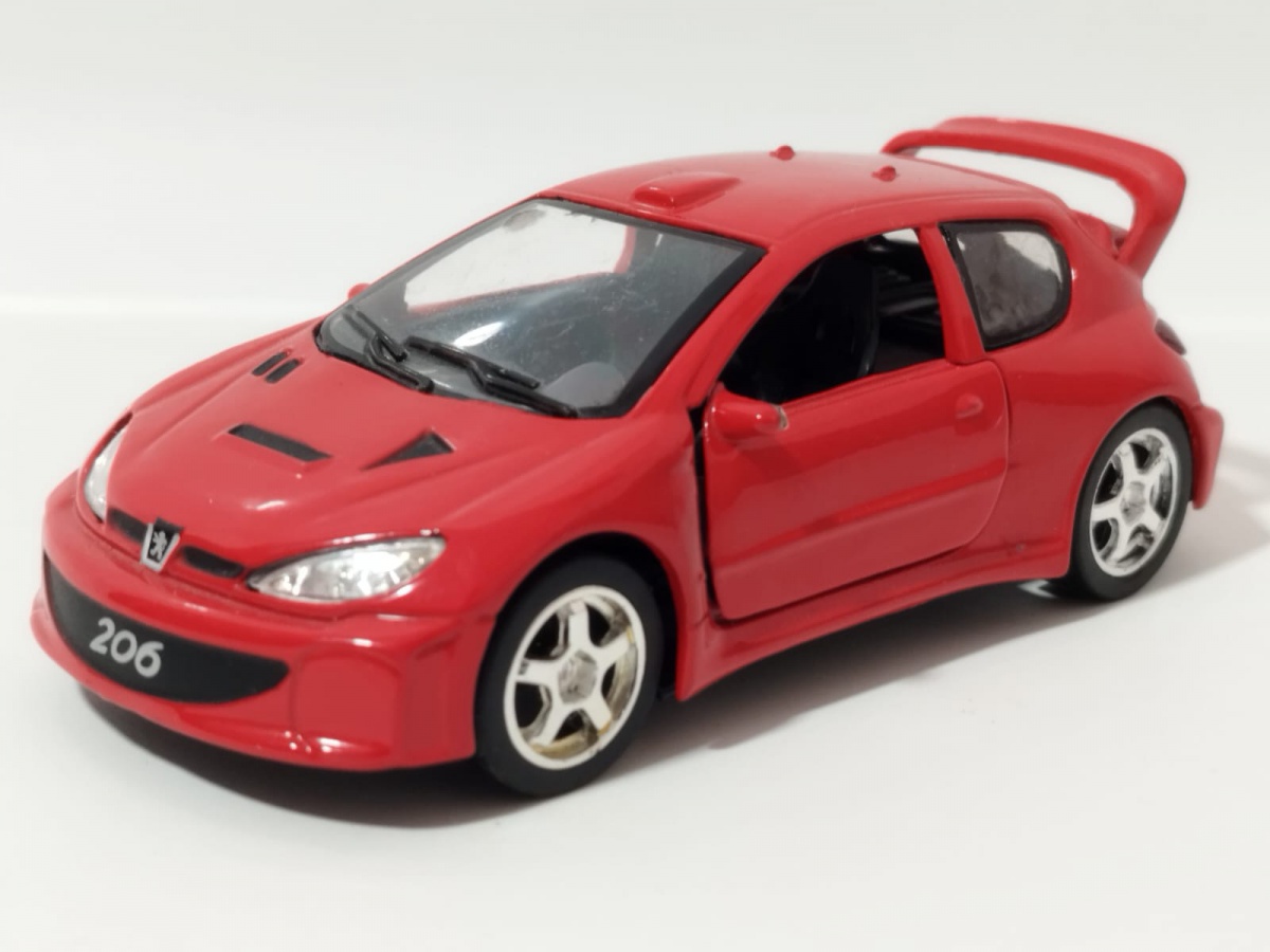 Saico 2002 PEUGEOT 206 WRC ミニカー SAICO - Miniatura Peugeot 206 WRC, escala 1/32. ATENÇÃ