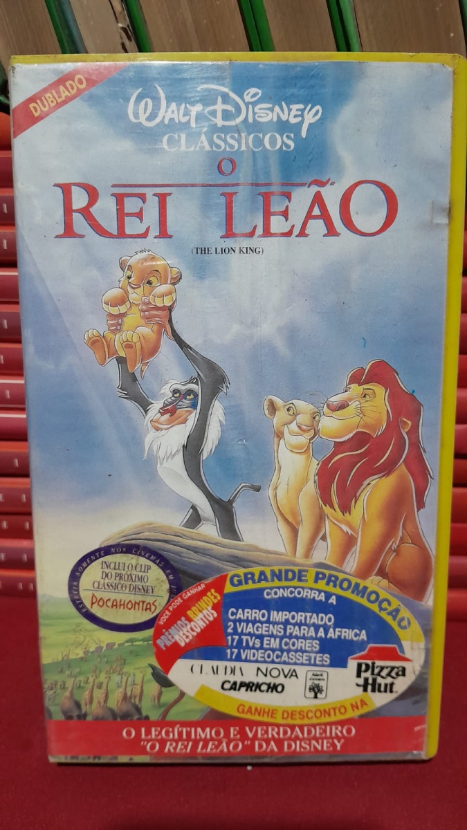 VHS REI LEÃO - DUBLADO / FITA VERDE ORIGINAL / ÓTIMO E