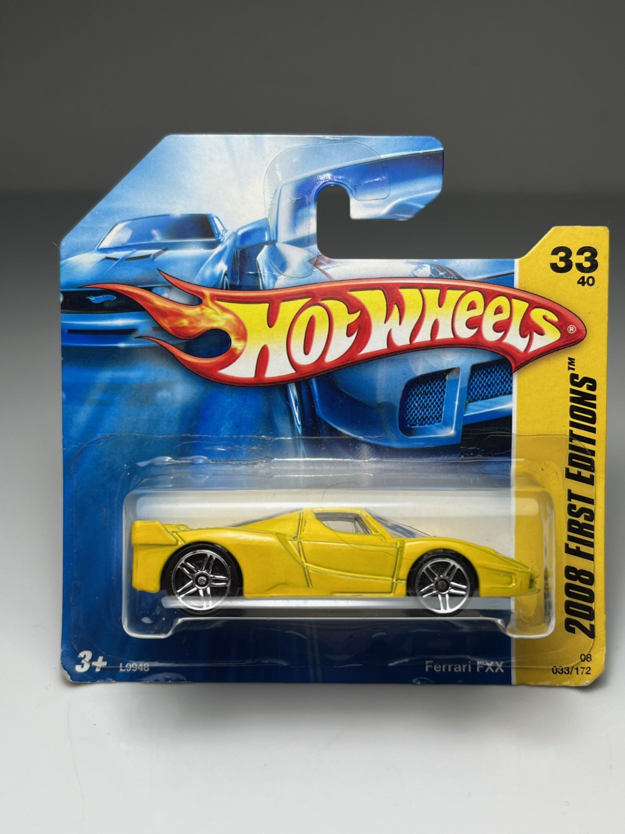 Ferrari FXX Amarela - Hot Wheels Escala Aprox 1/64 mini