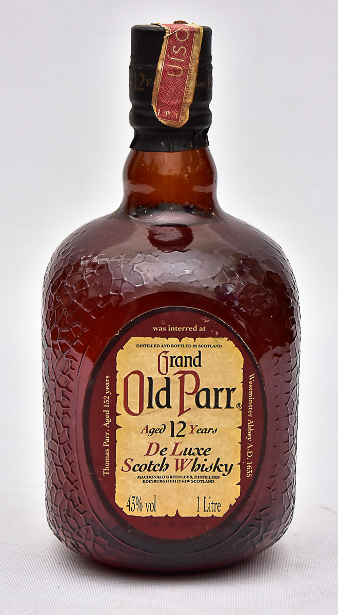 BEBIDA - Grand Old Parr, 12 Anos, De Luxe Scotch Whisky