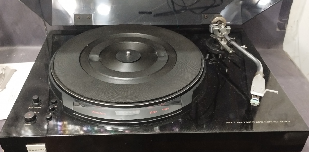 TOCA DISCOS SANSUI MODELO SR-929 STEREO TURNTABLE PITCH CONTROL H