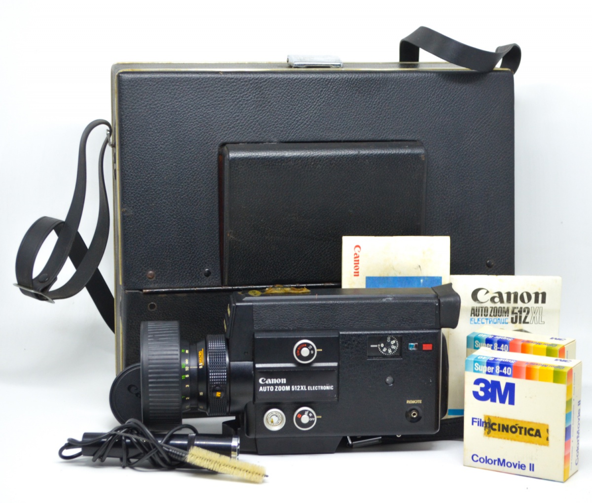 【完動品】 CANON AUTO ZOOM 512XL ELECTRONIC Filmadora Canon Auto Zoom 512XL Electronic - Com microf