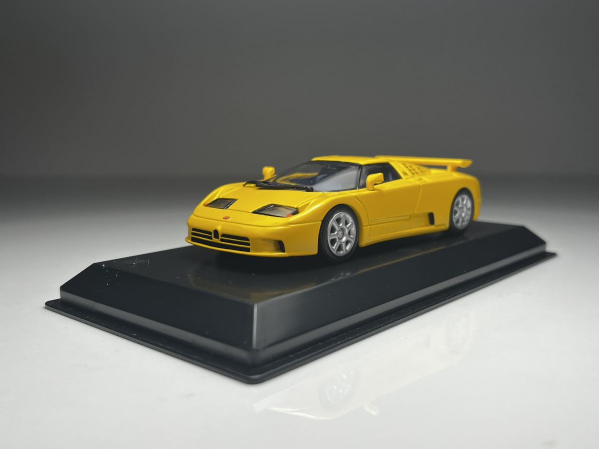 Bugatti EB100 Amarelo - Minichamps Escala 1/43 miniatur