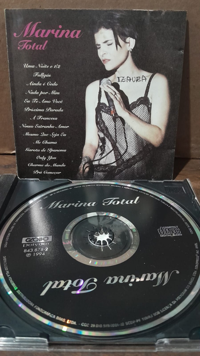 CD MARINA - TOTAL 1994 / ÓTIMO ESTADO CAPA E DISCO /