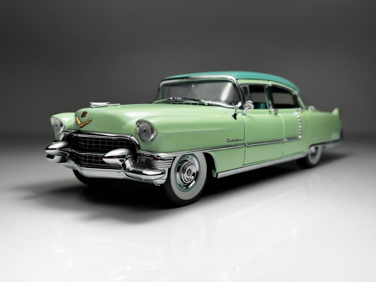 ミニカー CADILLAC(FRANCLIN MINT) 1955 Cadillac Fleetwood Verde / Verde Água - Franklin M