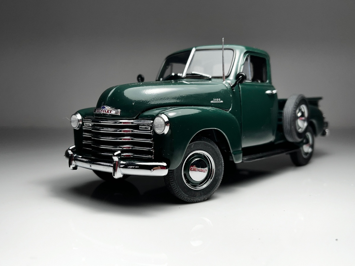 1953 Chevrolet Pickup Truck Verde - Danbury Mint Escala