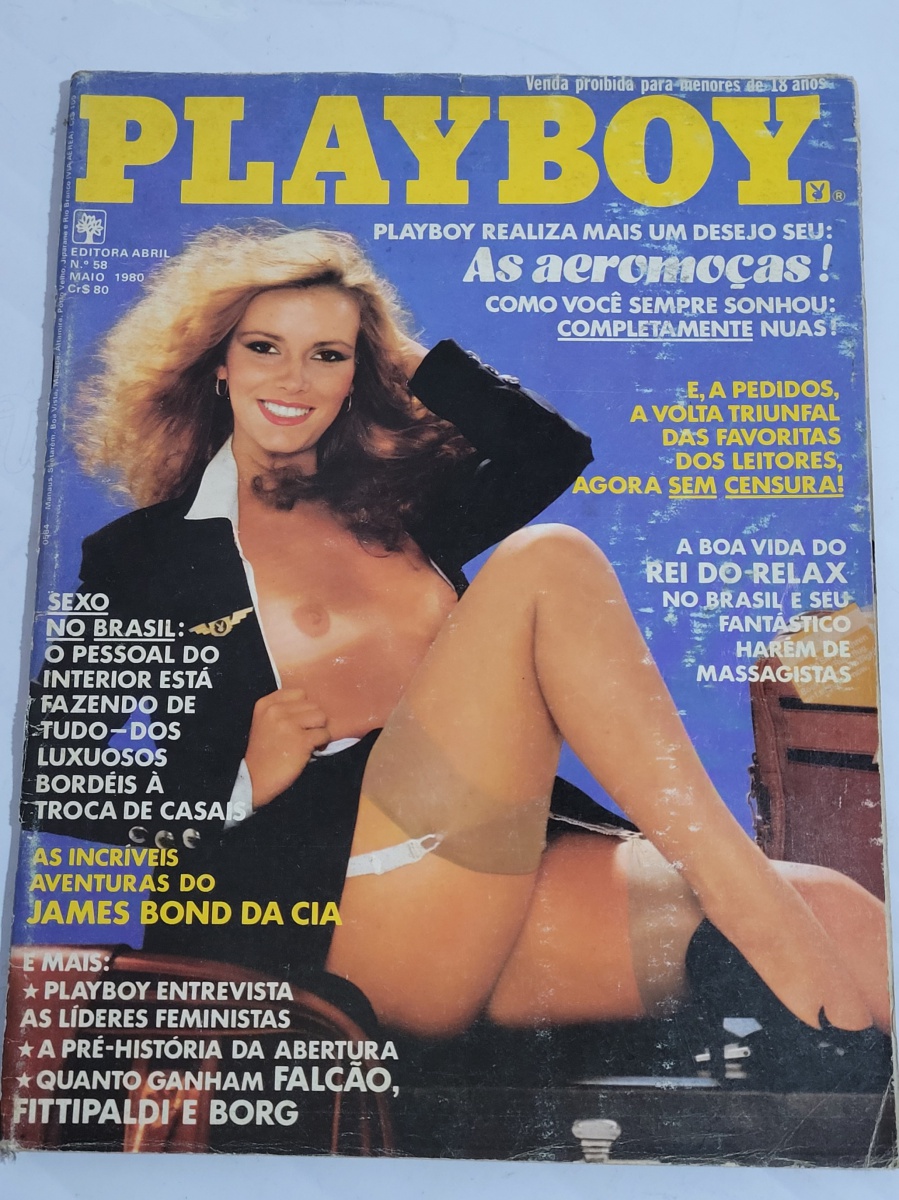 Revista Playboy As Aeromoças Editora Abril do ano de 19