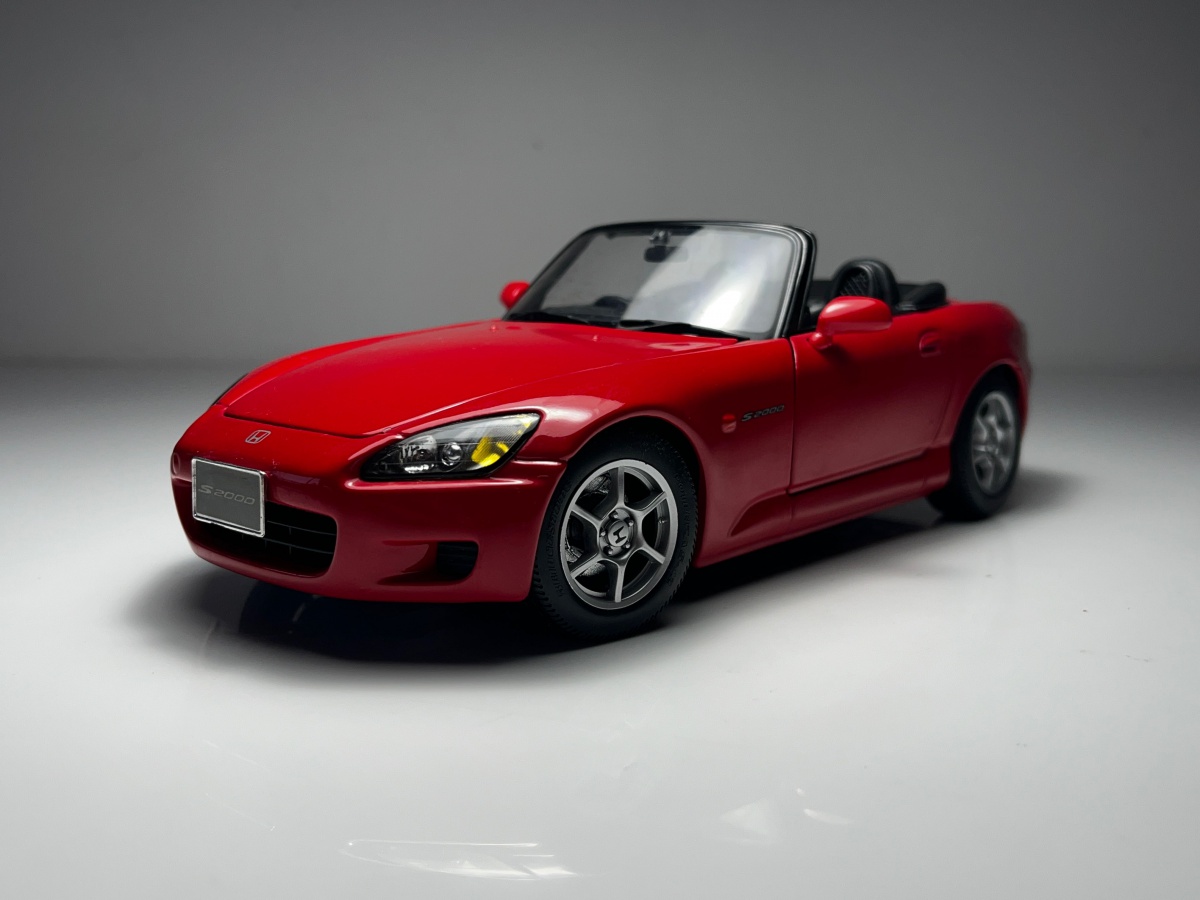 Honda S2000 Vermelha - Maisto Escala 1/18 miniatura em