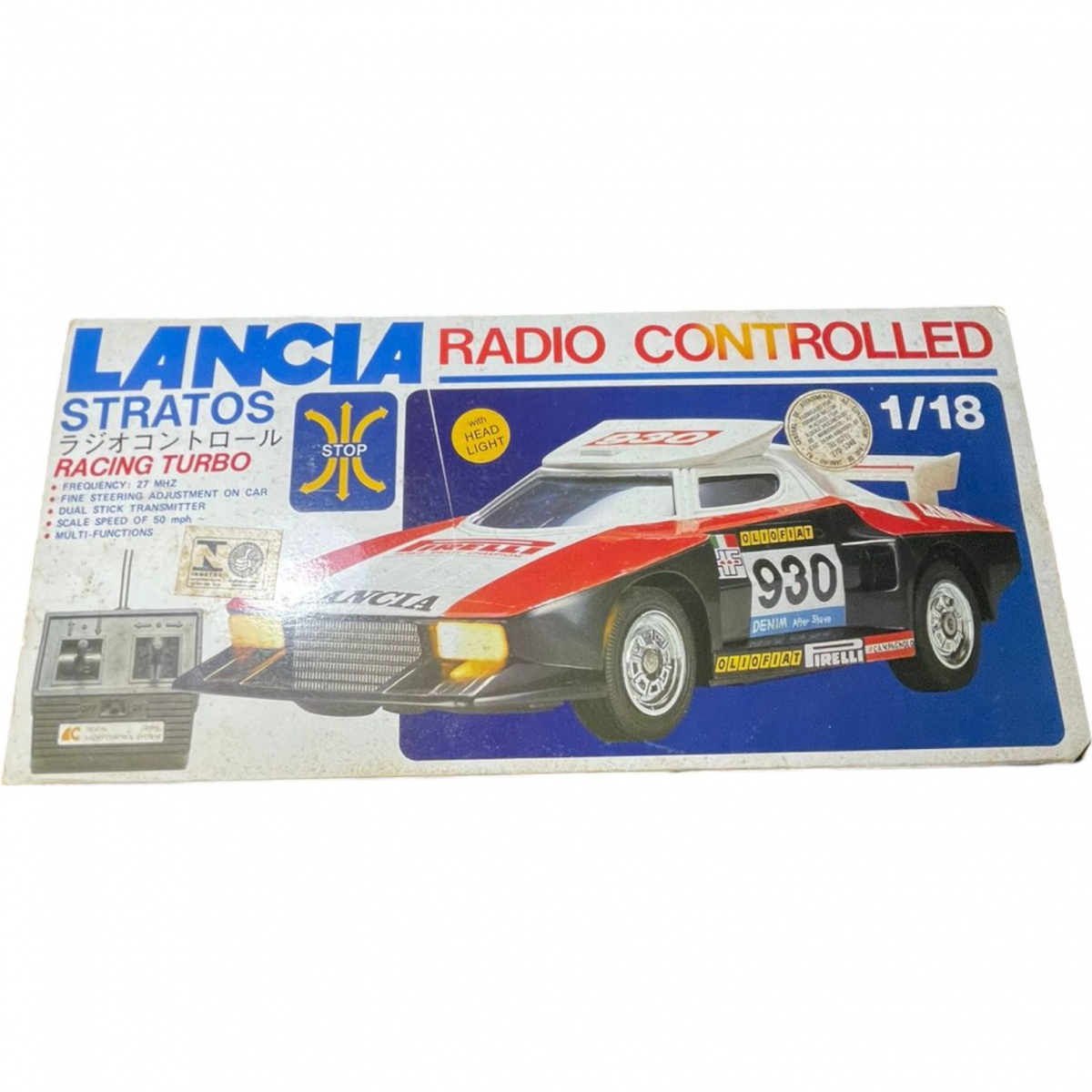 Antigo brinquedo - Carrinho de controle remoto - Lancia