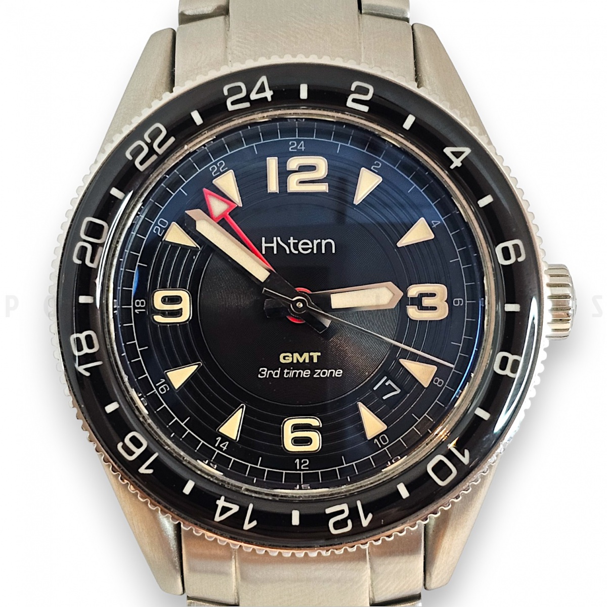 Relógio original H.Stern GMT 40mm, quartzo, material da