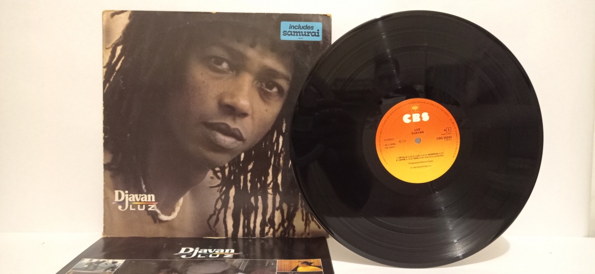 LP: SAMURAI / DJAVAN / EDIÇÃO HOLANDESA DE 1982 / CBS 2