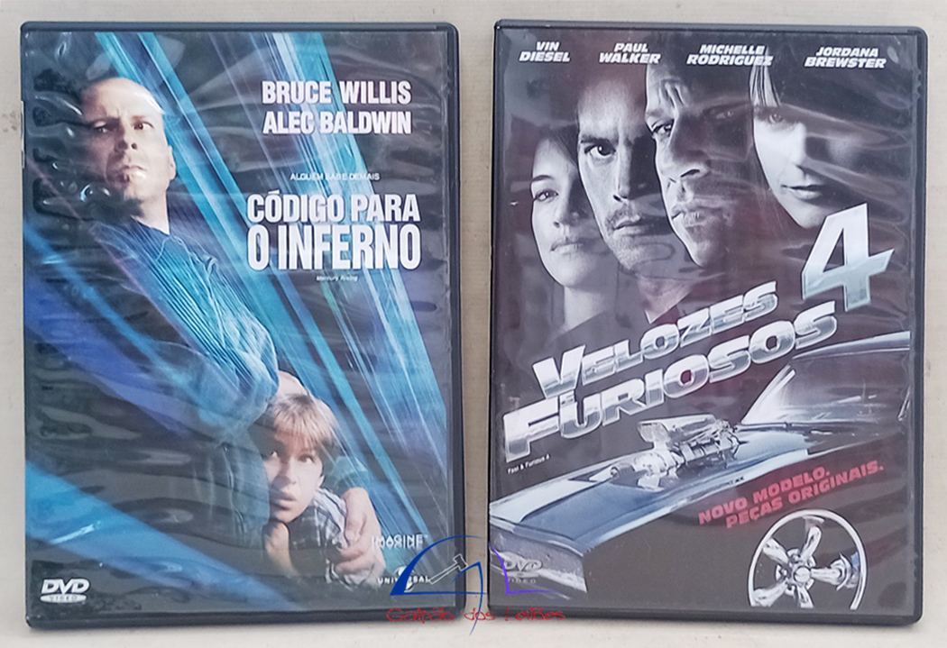 Filmoteca: Lote c/ DVDs, Código para o Inferno Velo
