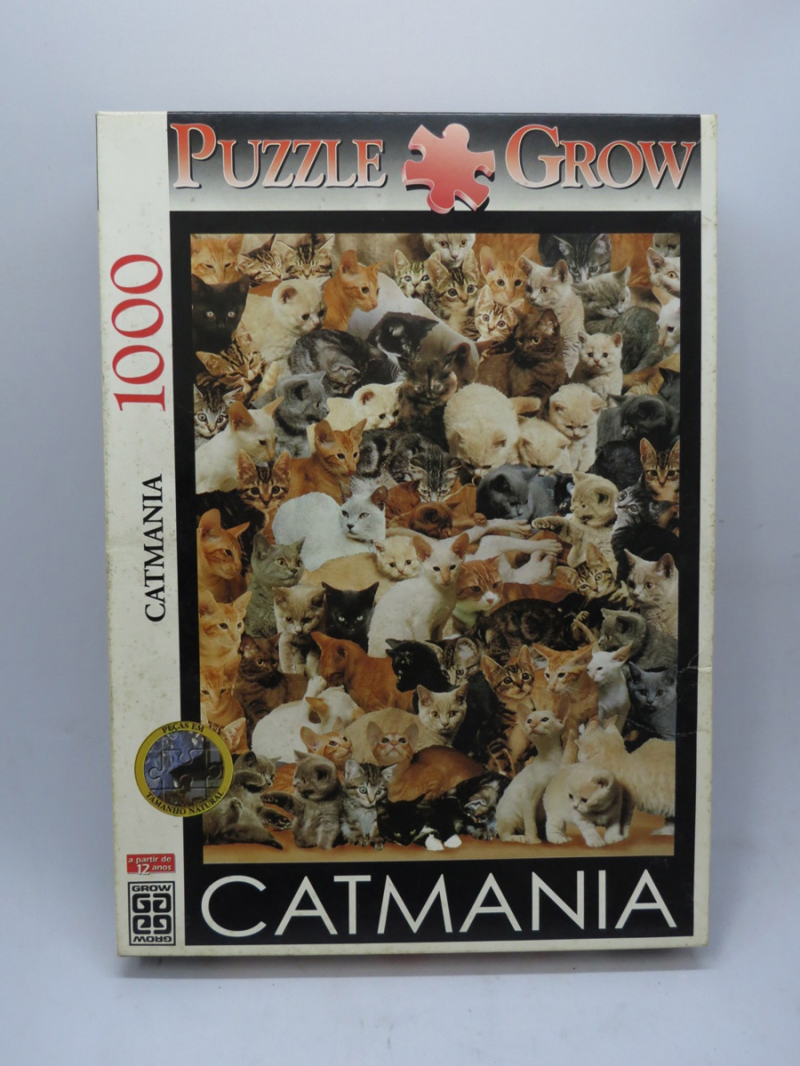 Quebra cabeça 1000 peças Puzzle Grow "Catmania"