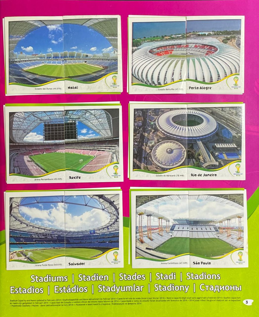 Brasil 2014 ESTÁDIOS DA COPA Natal, Porto Alegre, R