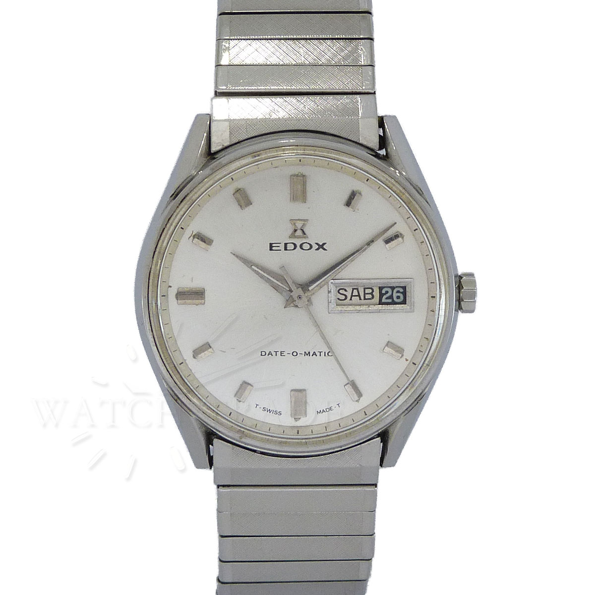 RARO RELÓGIO EDOX DATE-O-MATIC - AUTOMÁTICO. CAIXA EM A