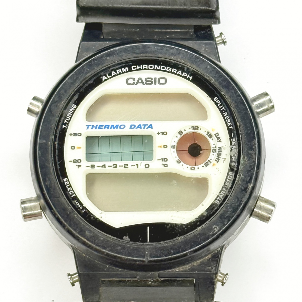 CASIO - Relógio quartz, não testado. Pulseira: 25mm. Ca