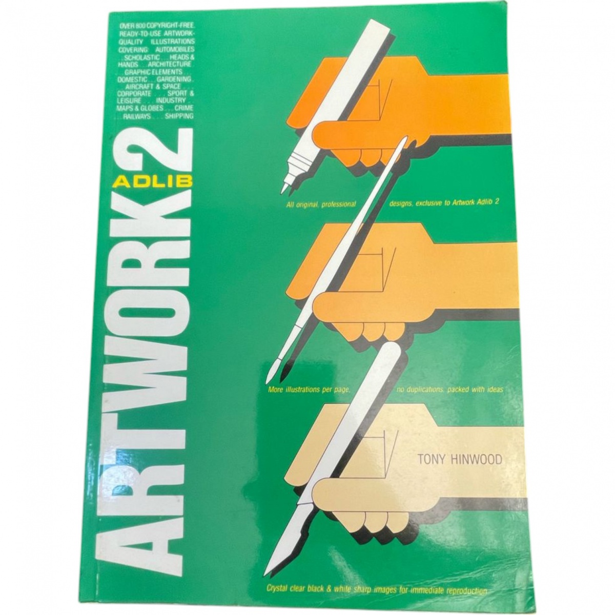 GRAPHICS AD LIB 2 TONY HINWOOD デザイン 本 Graphics ad lib by Hinwood, T.: Fine Hard covers, dust jacket