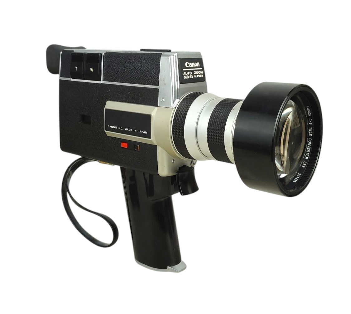 Câmera filmadora Canon auto zoom 518 SV Super 8. No est