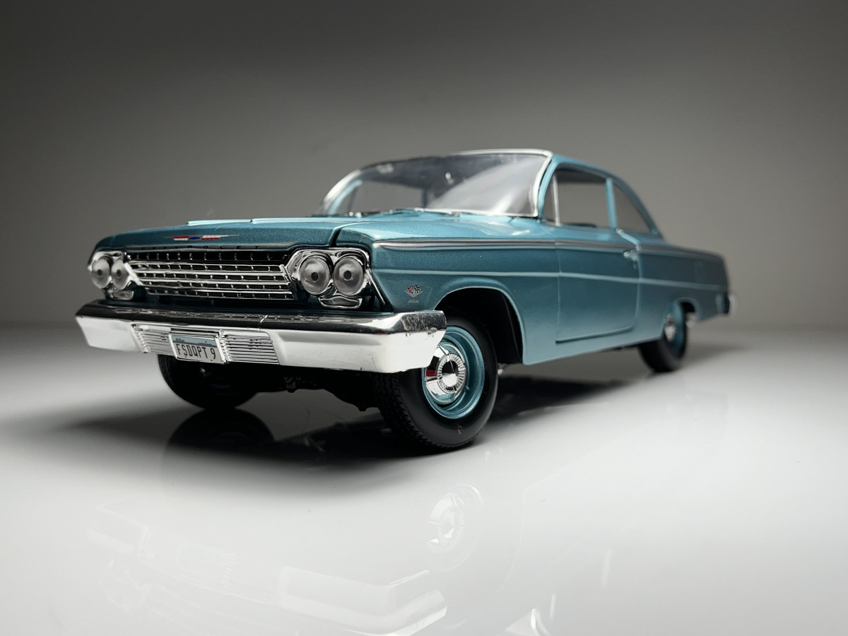 1962 Chevrolet Bel Air Azul Esverdeado - Maisto Escala