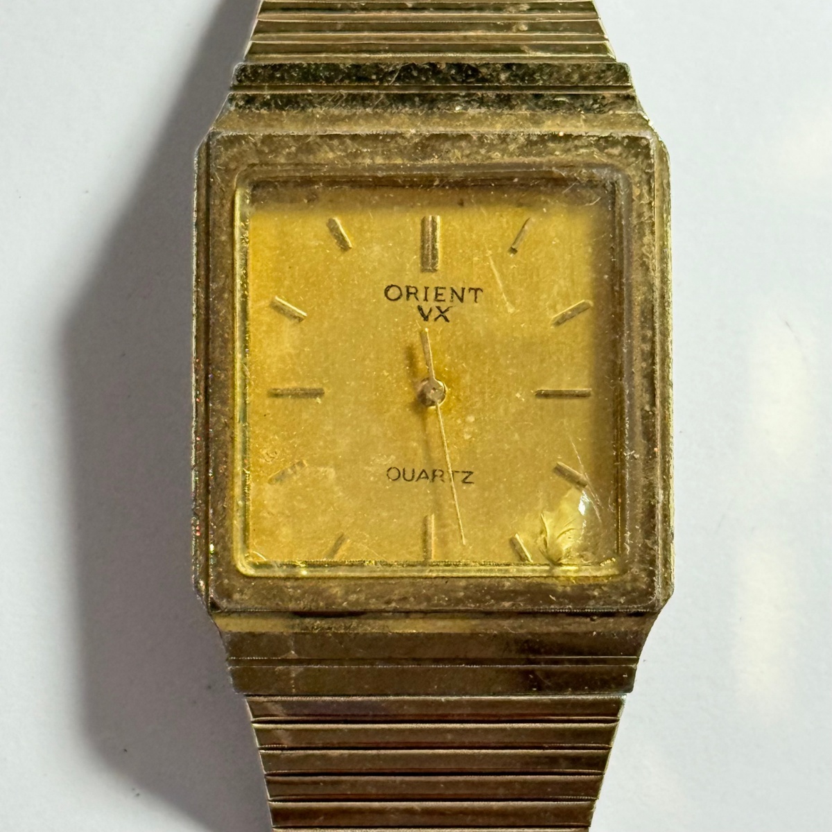 ORIENT VX - Relógio quartz, não testado. Caixa: 3,7cm x