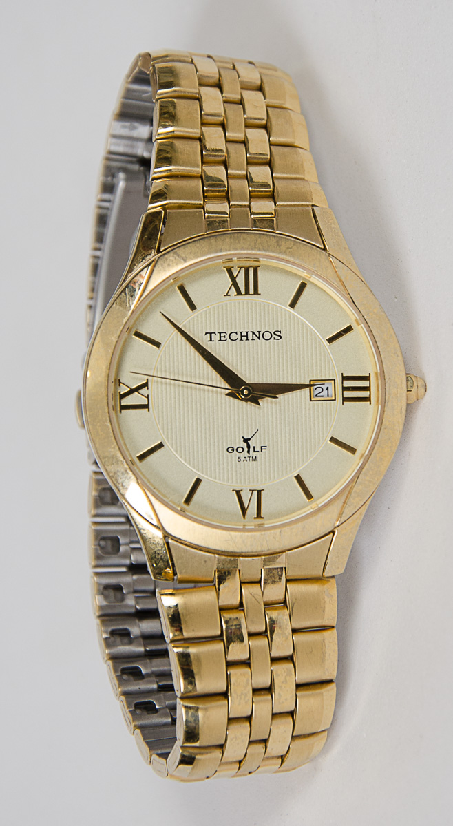 TECHNOS - Relógio de pulso masculino, modelo Golf, em a