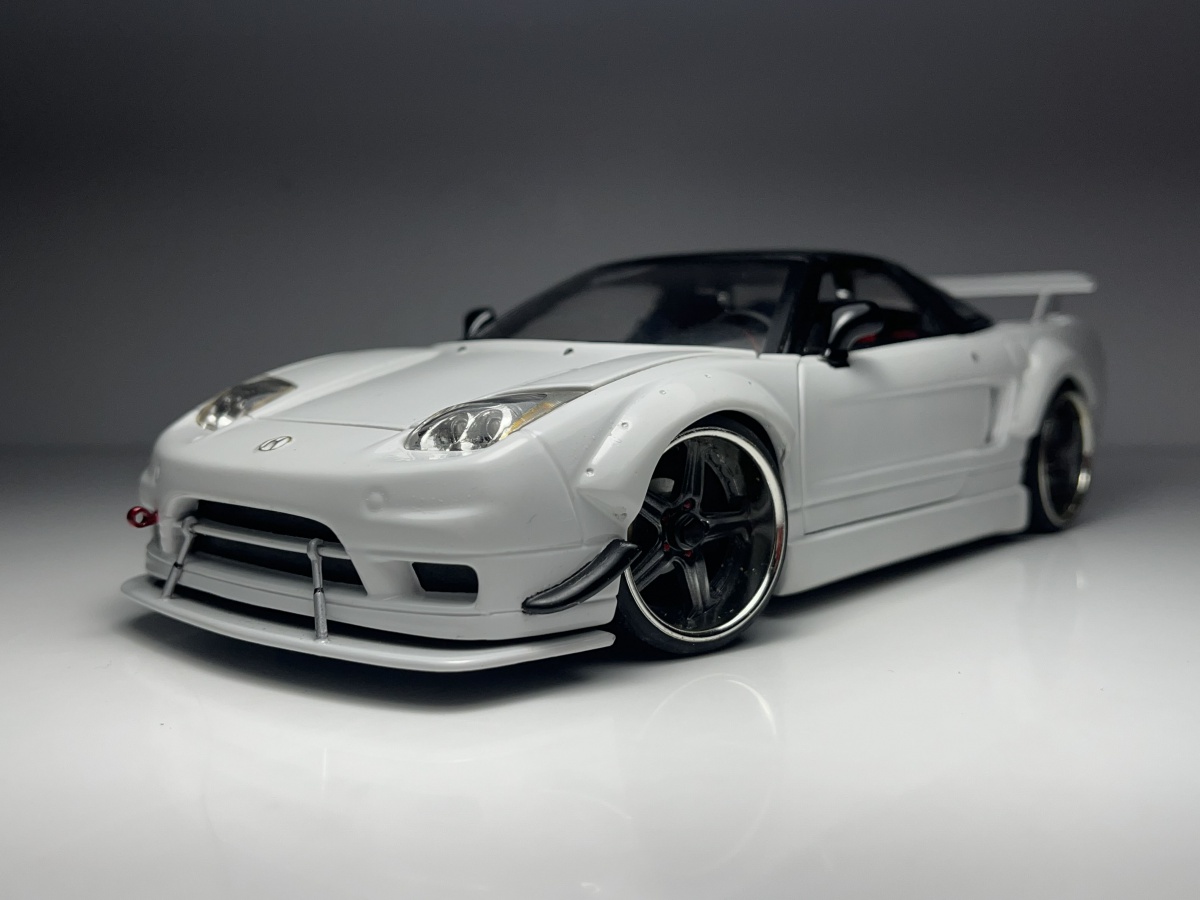 2002 Honda Acura NSX Branco - MotorMax Escala 1/18 mini