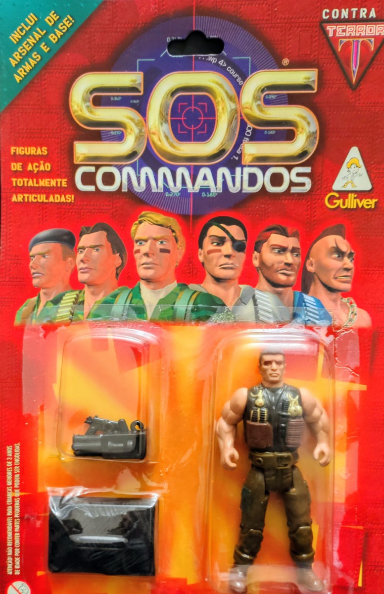 S.O.S. COMMANDOS CONTRA O TERROR / ARMAS E BASE #0801