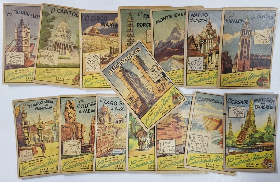 Eucalol/"Curiosidades Mundiais" - 15 Estampas diferentes.