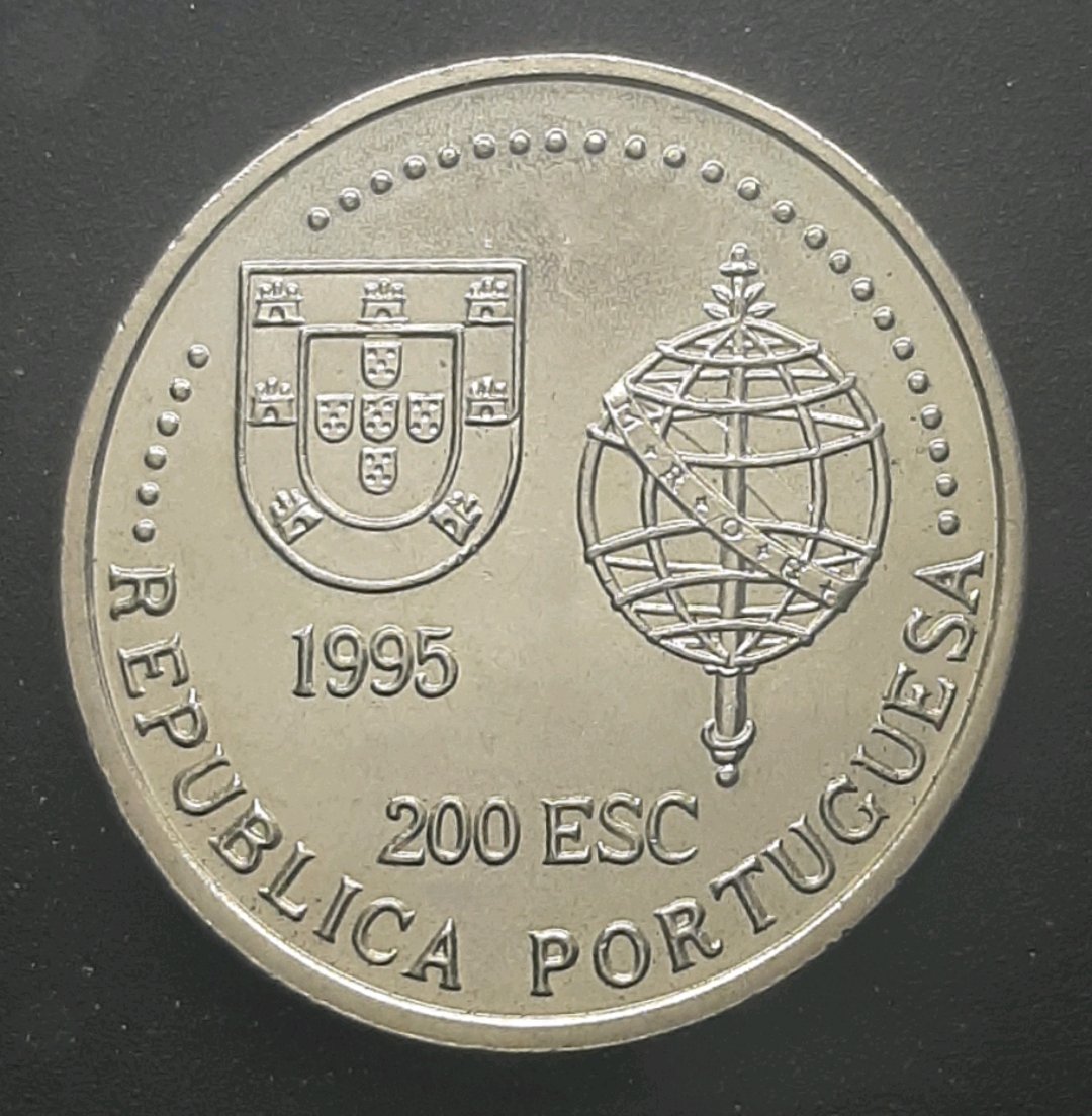 PORTUGAL - MOEDA DE NÍQUEL - 200 ESCUDOS - SOBERBA
