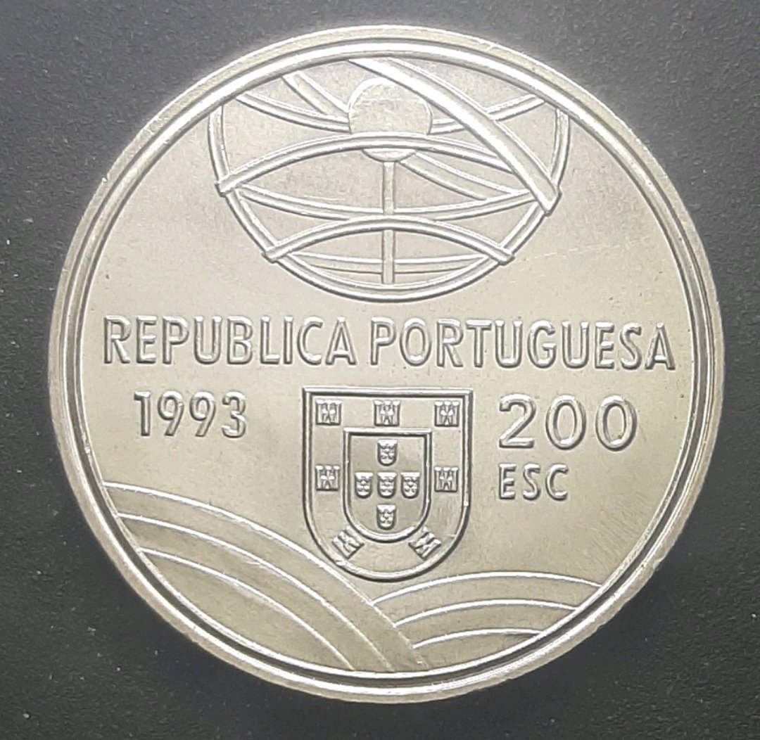 PORTUGAL - MOEDA DE NÍQUEL - 200 ESCUDOS - SOBERBA