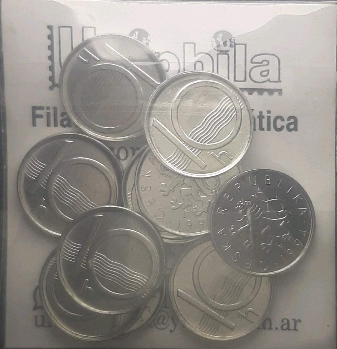 REP. CHECA - 10 MOEDAS DE 10 HALERO - FC