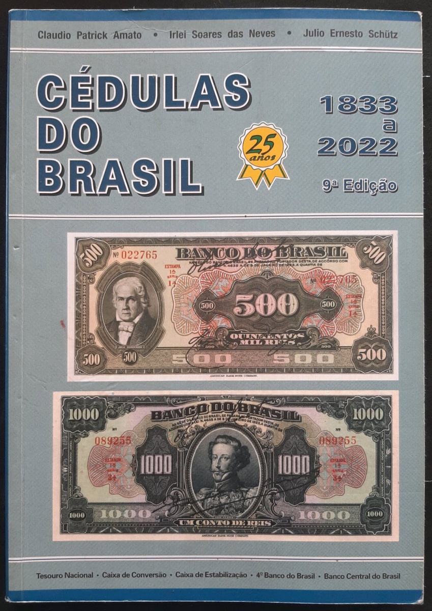 CÉDULAS DO BRASIL - 9a. EDIÇÃO - ÓTIMO ESTADO