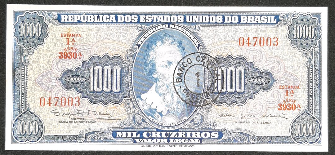 C 120 - 1 CRUZEIRO NOVO - 1966 - FE - ÚLTIMA SÉRIE