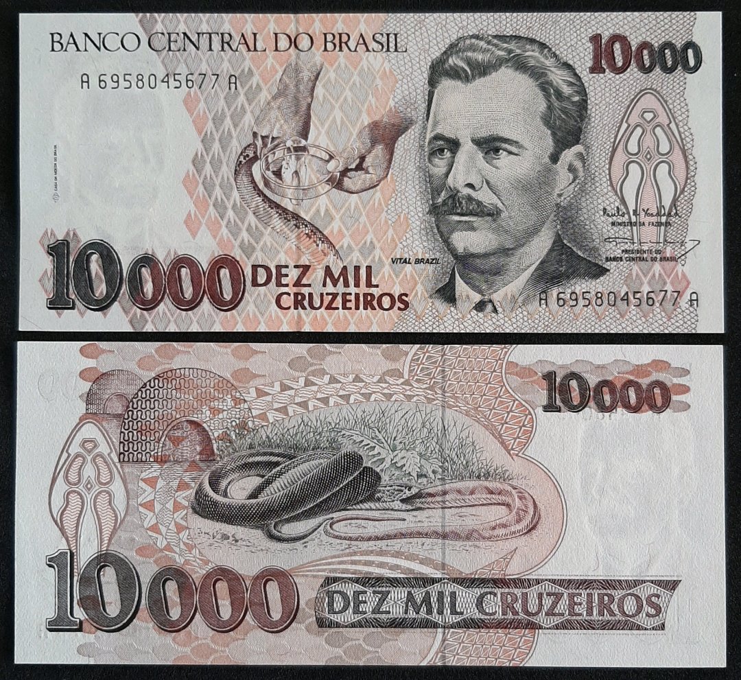 C 225 - 10.000 CRUZEIROS - FE- VALOR DE CATALOGO R$ 24