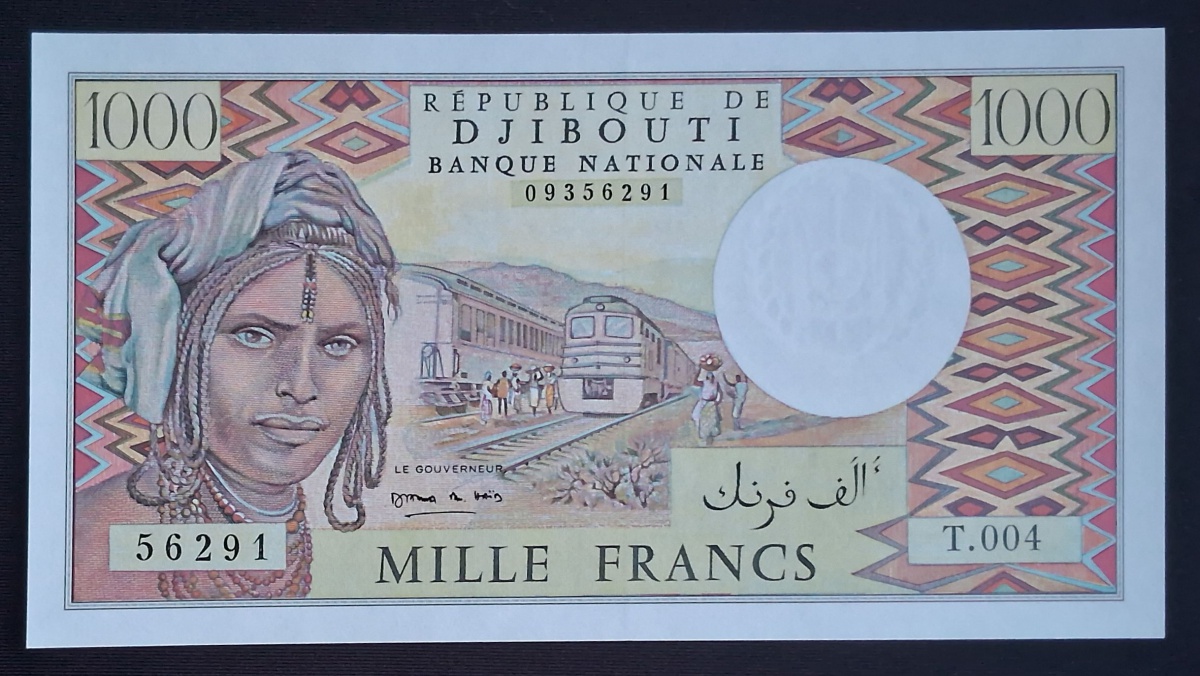 DJIBOUTI - 1.000 FRANCOS - FE