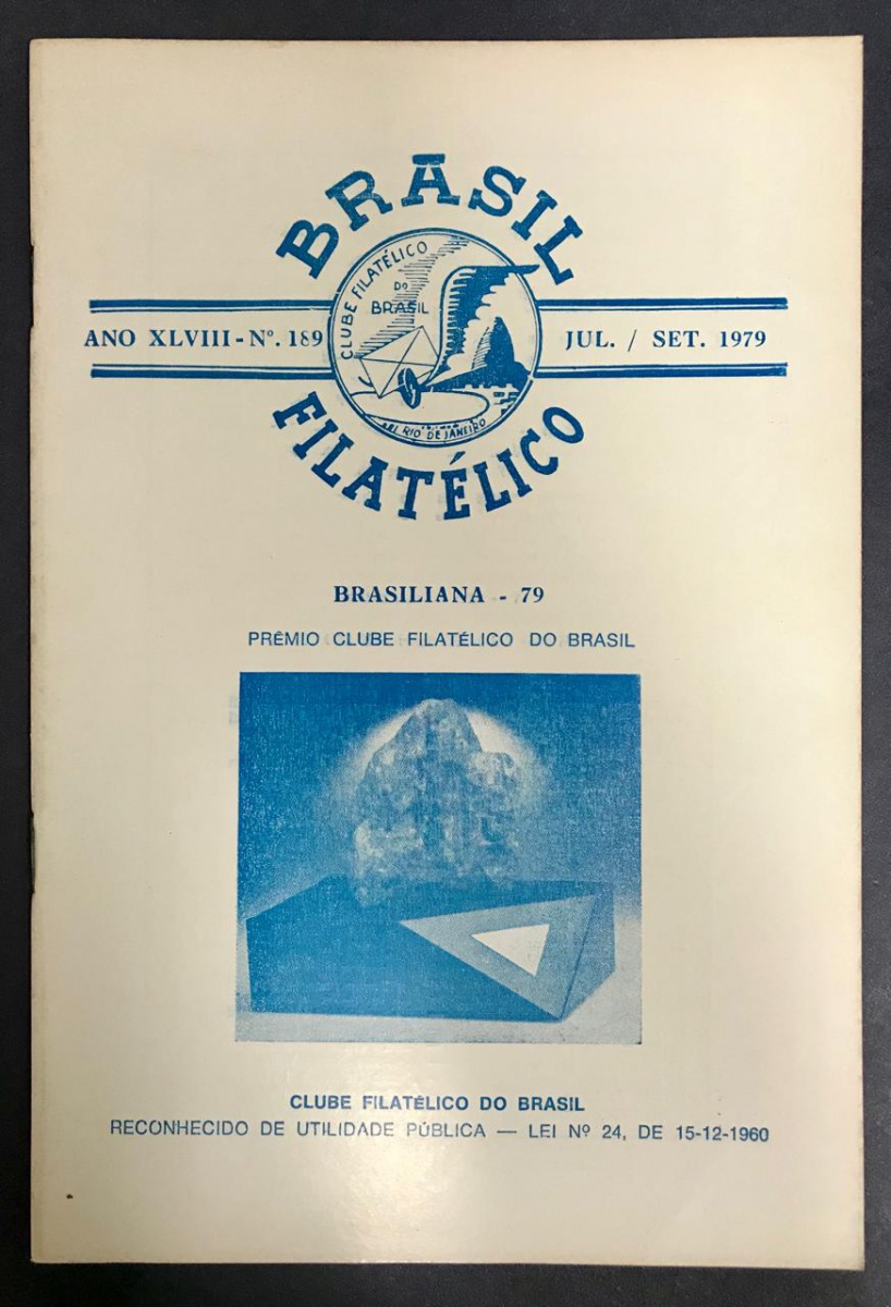 Brasil - Revista do Clube Filatélico do Brasil "BRASIL FILATÉLICO" Nº 189. Edição completa com artigos filatélicos diversos. Revista muito rara e procurada pelos artigos que apresenta.