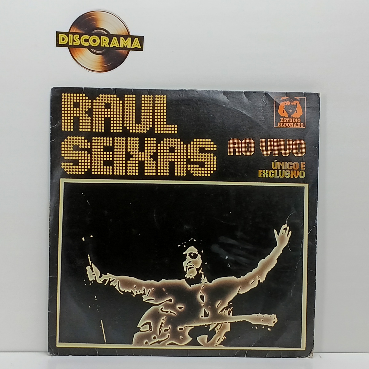 RAUL SEIXAS  -  RAUL SEIXAS AO VIVO  -  ASPECTO DO DISCO: VG/VG+  /  ASPECTO DA CAPA: VG/VG+  -  XXXX  -  LP DISCO DE VINIL (Verifique com atenção as imagens deste lote e entre em contato conosco até um dia útil antes ...