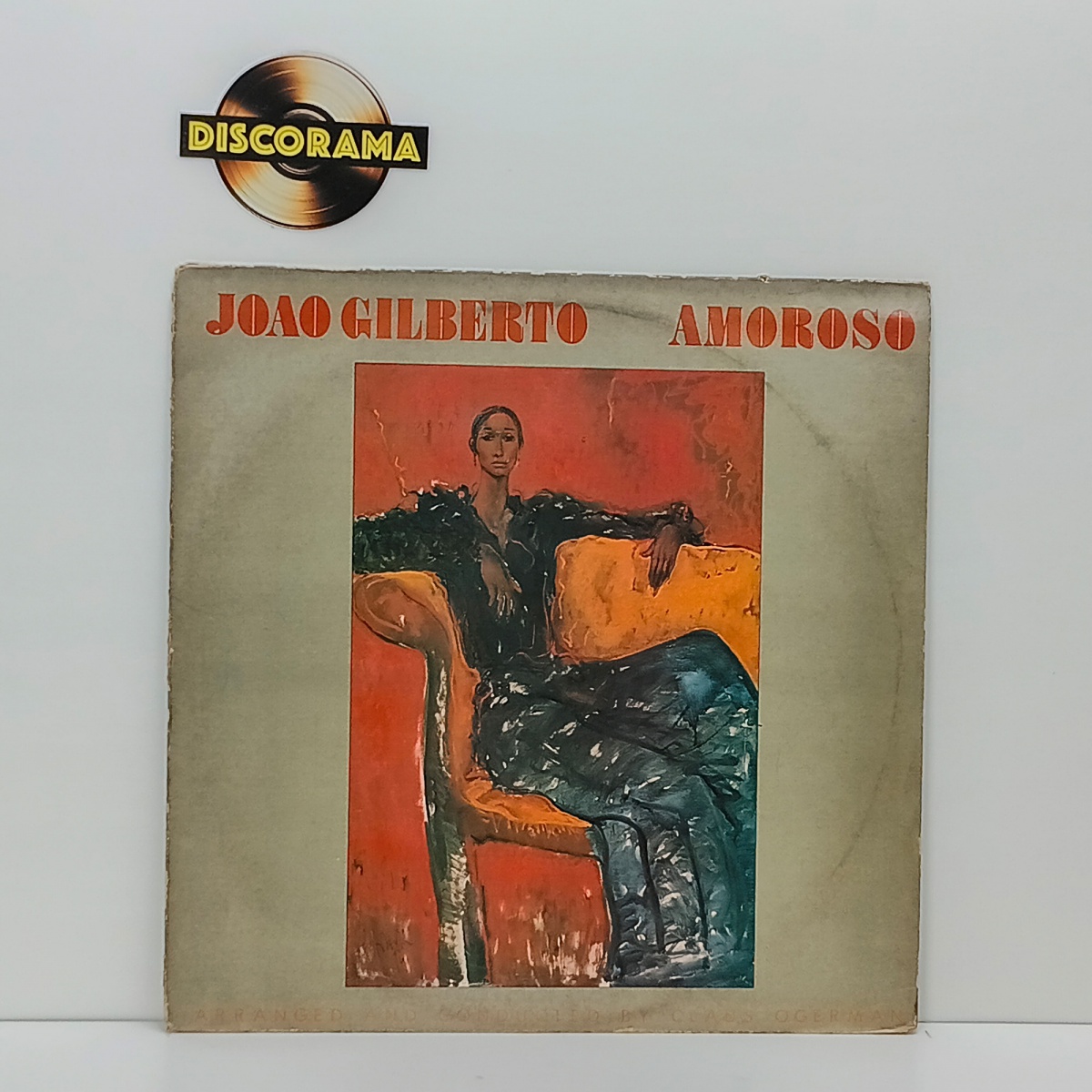 JOÃO GILBERTO   -  AMOROSO  -  ASPECTO DO DISCO: VG+  /  ASPECTO DA CAPA: VG  -  1977  -  LP DISCO DE VINIL (Verifique com atenção as imagens deste lote e entre em contato conosco até um dia útil antes do leilão, se ...