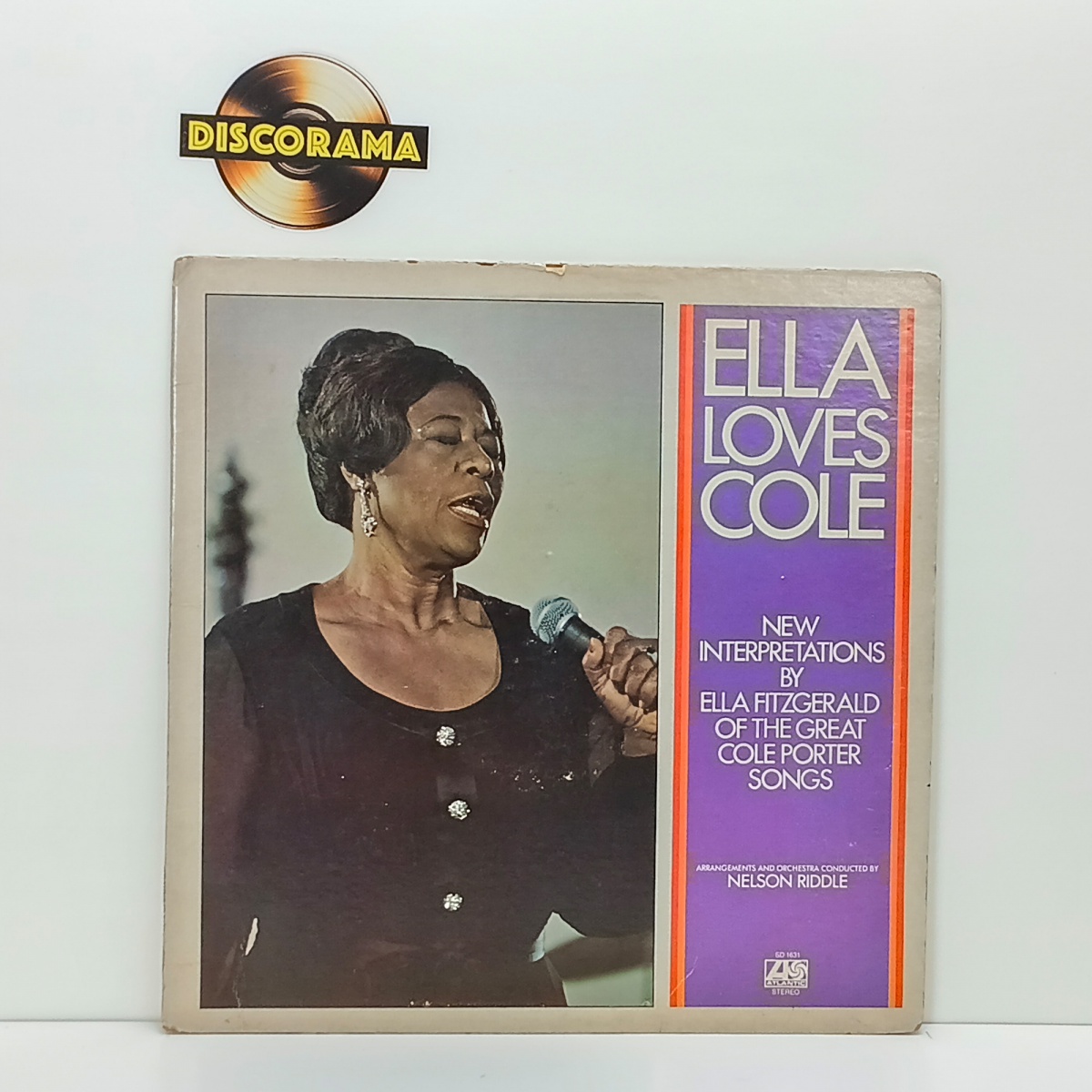ELLA FITZGERALD  -  ELLA LOVES COLE  -  ASPECTO DO DISCO: NM  /  ASPECTO DA CAPA: VG  -  1987  -  LP DISCO DE VINIL (Verifique com atenção as imagens deste lote e entre em contato conosco até um dia útil antes do ...