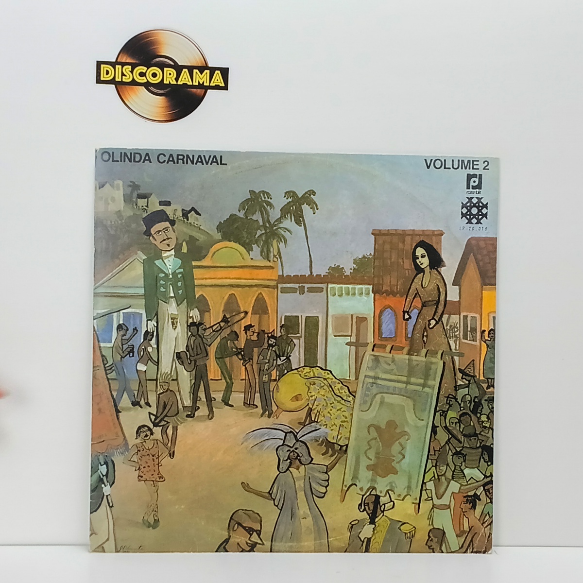 VÁRIOS  -  OLINDA CARNAVAL VOL. 2  -  ASPECTO DO DISCO: EXCELENTE  /  ASPECTO DA CAPA: VG+  -  XXXX  -  LP DISCO DE VINIL (Verifique com atenção as imagens deste lote e entre em contato conosco até um dia útil antes do ...