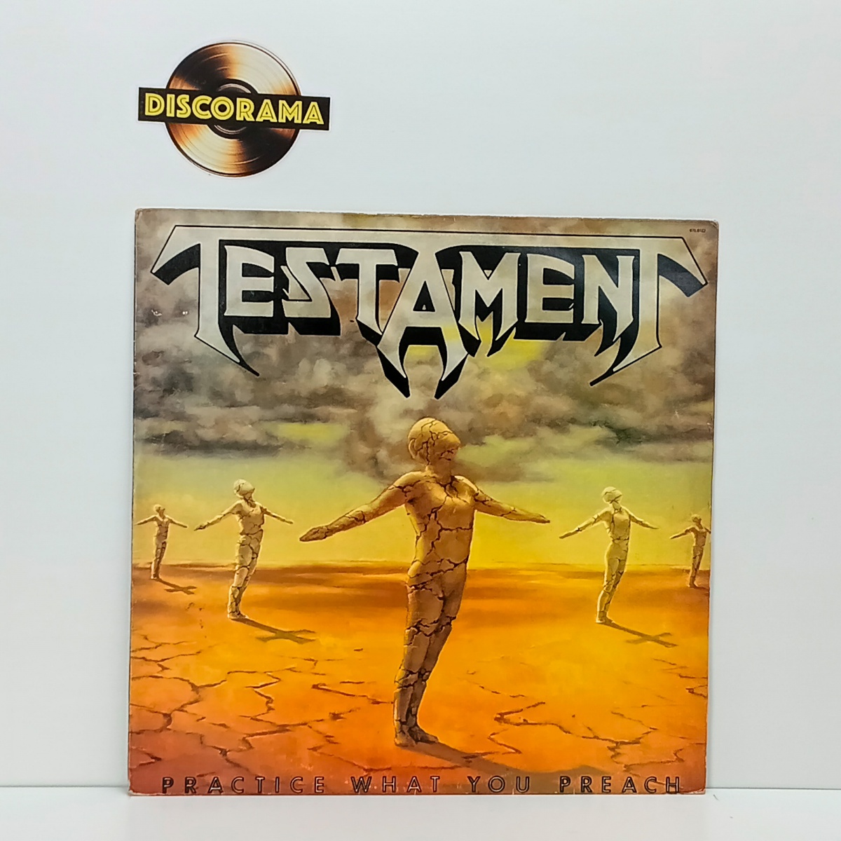 TESTAMENT  -  PRACTICE WHAT YOU PREACH  -  POSSUI ENCARTE  -  ASPECTO DO DISCO: EXCELENTE  /  ASPECTO DA CAPA: EXCELENTE  -  1989  -  LP DISCO DE VINIL (Verifique com atenção as imagens deste lote e entre em contato ...