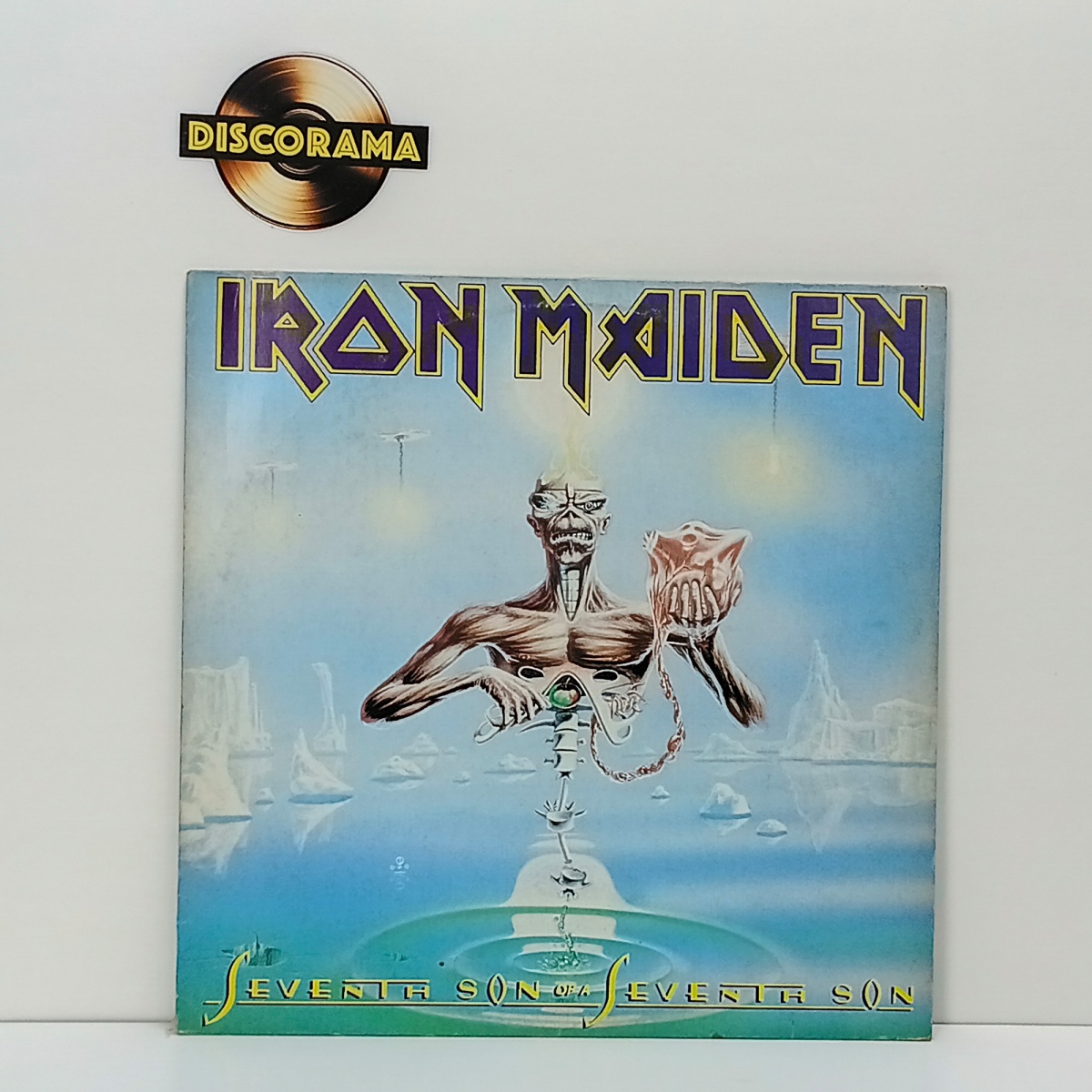 IRON MAIDEN  -  SEVENTH SON OF A SEVENTH SON  -  POSSUI ENCARTE  -  ASPECTO DO DISCO: EXCELENTE  /  ASPECTO DA CAPA: EXCELENTE  -  1988  -  LP DISCO DE VINIL (Verifique com atenção as imagens deste lote e entre em ...