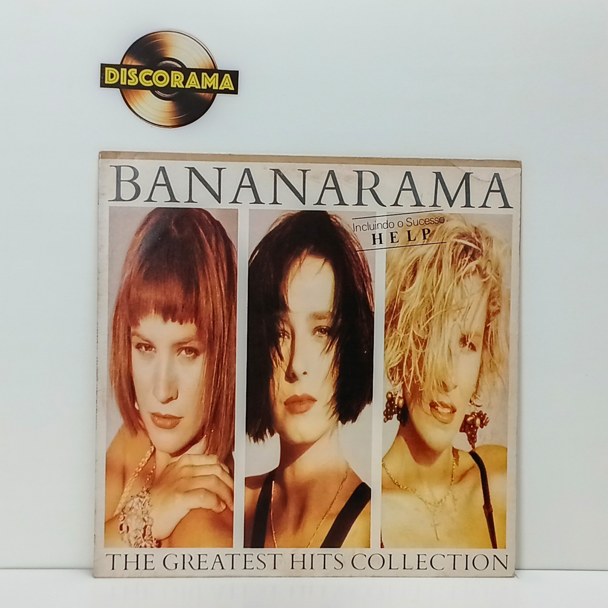 BANANARAMA  -  GREATEST HITS COLLECTION  -  ASPECTO DO DISCO: EXCELENTE  /  ASPECTO DA CAPA: VG+  -  1989  -  LP DISCO DE VINIL (Verifique com atenção as imagens deste lote e entre em contato conosco até um dia útil ...